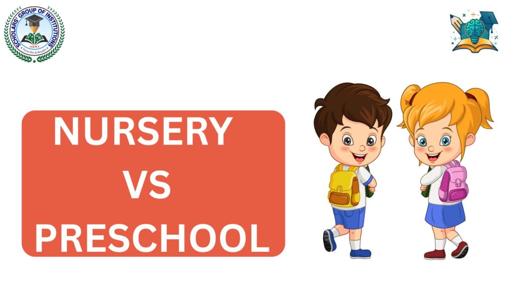 Difference Between Nursery and Preschool