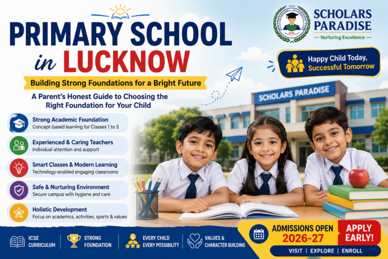 Primary School in Lucknow: A Parent’s Honest Guide to Choosing the Right Foundation for Your Child